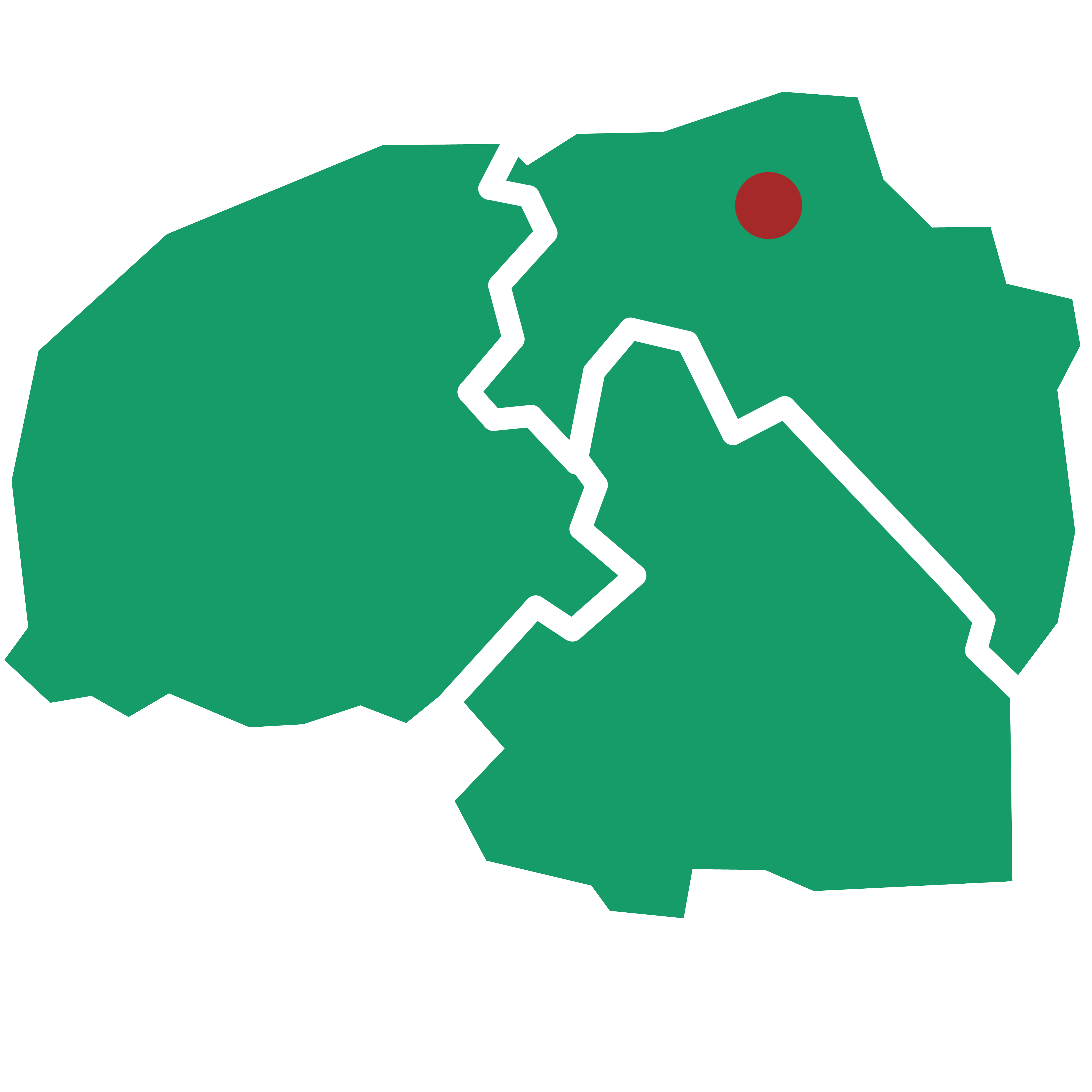 Kaart van Friesland Groningen en Drenthe met een rode stip op Bedum, hier zit ons metaalrecycling bedrijf.